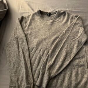 Todd Snyder cashmere crew neck sweater, dove gray, XL